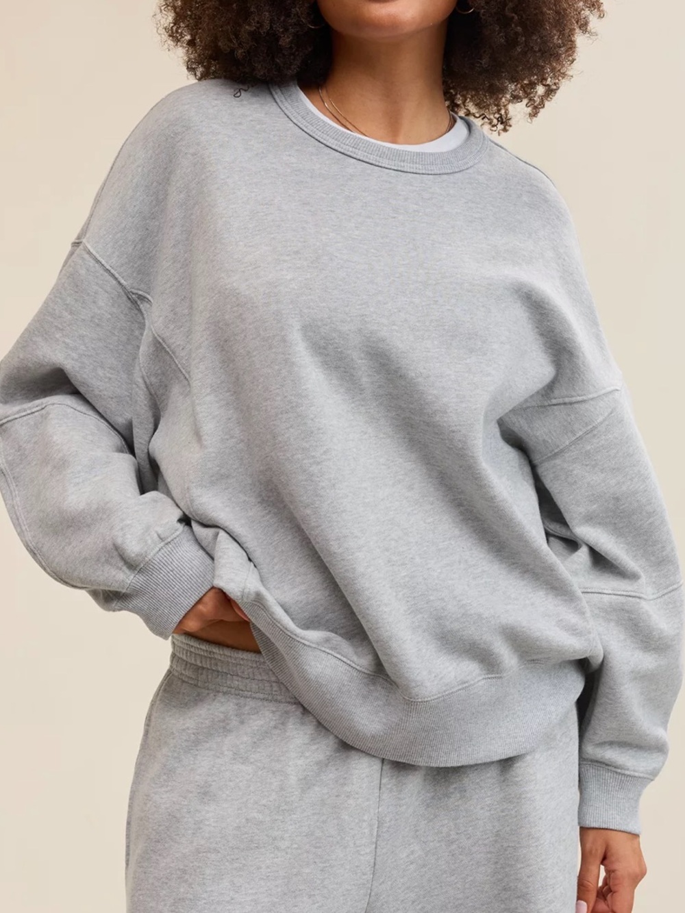Aerie Go To Sweatshirt | Grey